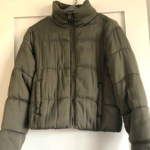 Lightweight Abercrombie & Fitch Jacket in Army Green Size Small